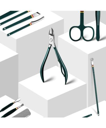 ZSLBMD Nail Clipper Set Home Cuticle Clipper Nail Clipper Groove Manicure and Pedicure Tool Light Grey Vert - Buy Online on GoSupps.com
