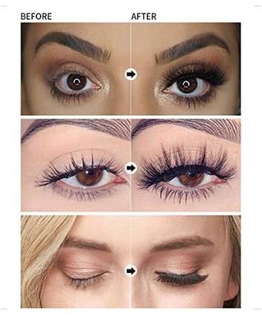 XunChung 4D Silk Fiber Mascara Waterproof and Easy to Dry Natural Soft Long Eyelashes Makeup Mascara Black Thick Eyelashes Cosmetics Color 02 - Buy Online on GoSupps.com