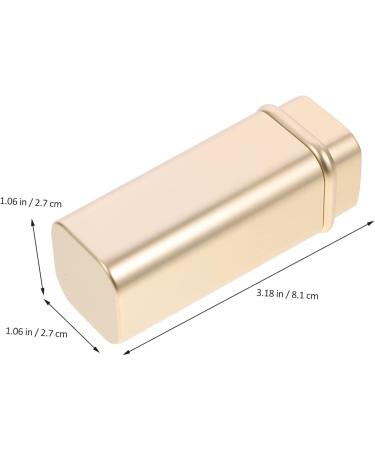 Angoily Makeup Cosmetics Brush Powder Brush Travel Wallet Fashion 2.7*2.7cm Golden - Buy Online on GoSupps.com