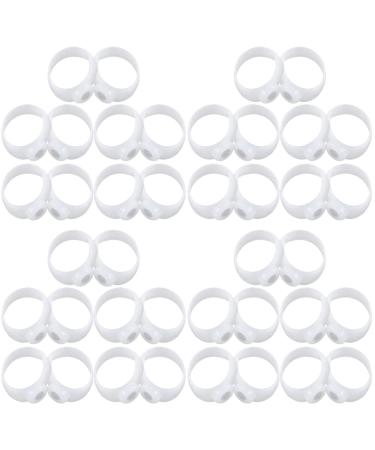 Hemoton 20 Pairs Toe Ring Elastic Band Cover Massage Rings Practical acupoint Ring Toe acupoint Ring Silicone Foot Ring Toe acupoint Covers Toe Covers Tool Travel Magnet Boxed