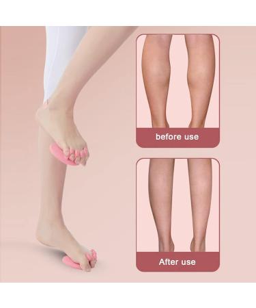 2-Piece High Friction Toe Separator - Portable Body Corrector for Dancers Yogis & Athletes (Pink) | International Shipping Available - Buy Online on GoSupps.com