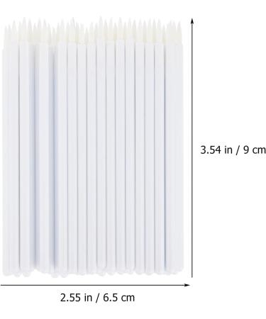 PLAFOPE 100pcs Disposable Eyeliner Brush Makeup Eyeliner Wand Cosmetic Eye Wands Make up Kit White 9x6.5cm White - Buy Online on GoSupps.com