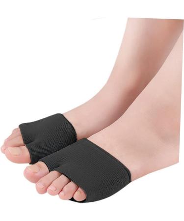 2pcs Half Sleeve Bunion Straighteners + Night Splint Heels Cushioning Pads | Black | 8X6CM - Buy Online on GoSupps.com