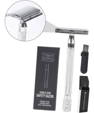 Beaupretty Manual Mustache & Body Hair Razor Set | Metal Safety Razor & Trimmer for Precision Grooming - Buy Online on GoSupps.com