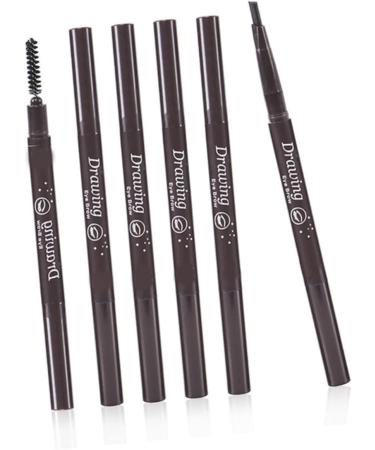 Ipetboom 3pcs 2 1 Eyebrow Pen Eye Brow Brush Eyebrow Pencils Eyebrow Brush Five Colors Filler 3d 1 count (Pack of 1) As Shownx3pcs - Buy Online on GoSupps.com