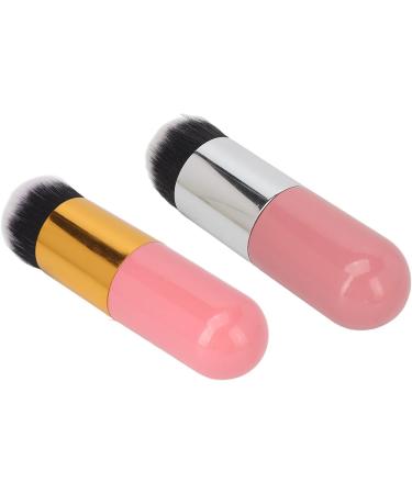 Liquid Brush Skinfriendly Wooden Handle Dense Hair Round Head Makeup Brush Strong Powder Grip for Travel Use - Buy Online on GoSupps.com