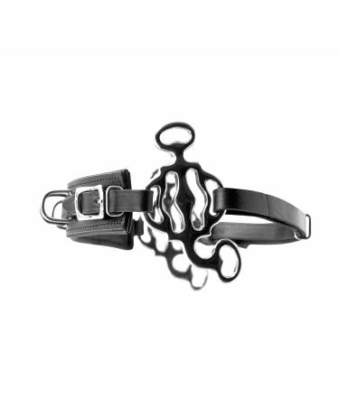 AMKA Hackamore Baroque with 3 rings noseband leather + stainless steel 034/103