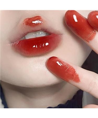 BADALO Velvet Mist Water Mist Lip Mud Soft Silky Matte Matte Vegan White NonStick Lip Gloss Lip Glaze Lipstick Color 5 Sunset Sweet Persimmon - Buy Online on GoSupps.com