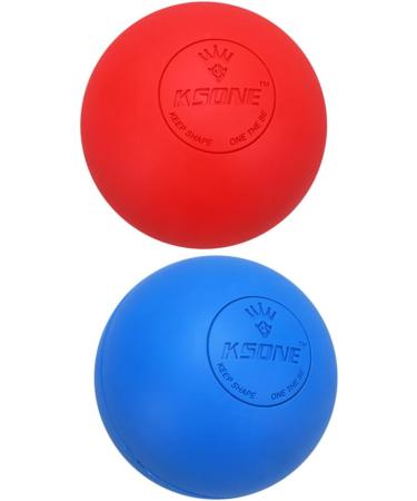 Healeved 6 STK Massage Balls - Lacrosse Balls & Deep Tissue Massage Device for Back Neck Feet & Muscle Relief | Perfect for Yoga & Trigger Point Therapy - Buy Online on GoSupps.com