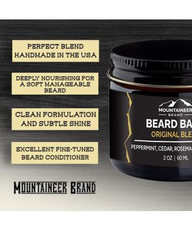 Magic Beard Balm by Mountaineer Brand - All Natural Beard Conditioning Balm for Healthy Soft Beards - Buy Online on GoSupps.com