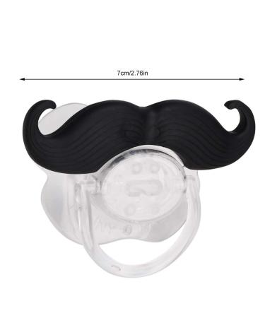 Buy Mini Cute Lip Beard Pacifier - Portable Silicone 11 Curly Beard Design | International Shipping - Buy Online on GoSupps.com