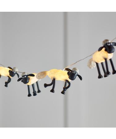 Lights4fun LED Shaun the Sheep fairy lights with remote control night light children's room night lamp