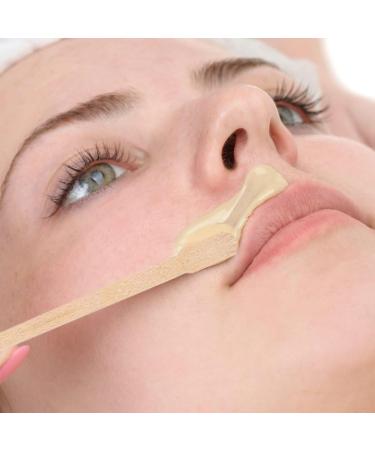 Nose Wax Sticks & Wooden Spatulas - 200PCs Nasal Hair Wax Applicator for Men & Women - Buy Online on GoSupps.com