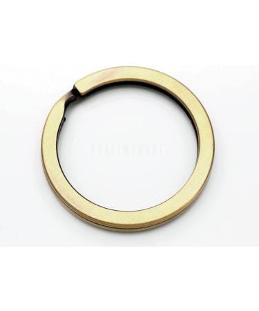 CRAFTMEMORE Key Rings Quality Keychain Rings Metal Flat Split Rings for Car Keys Attachment DIY Leathercraft 10pcs VTKR (1 (25mm) KR34  Brushed Brass) 1 (25 mm) KR34 Brushed Brass - Buy Online on GoSupps.com