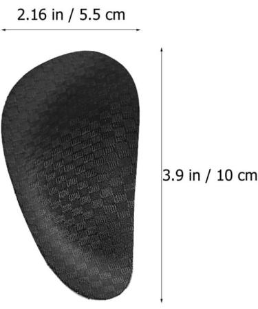 Exceart Foot Vault Support Pads - 2 Pairs Shoe Inserts for Flat Feet & Plantar Fasciitis Relief - Black - Buy Online on GoSupps.com