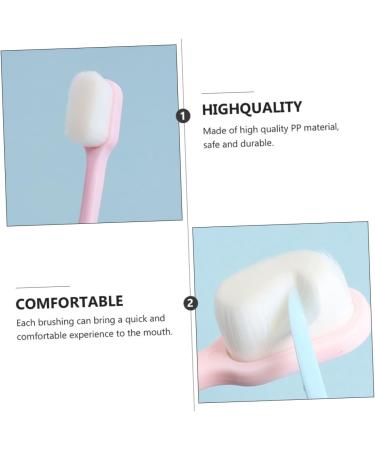 Minkissy 6 Pcs Child Toothbrush Set - Fur Oral Care for Kids & Pregnant Women | Small Brush Head for Gentle Cleaning - Buy Online on GoSupps.com
