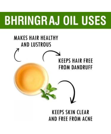 Bhringraj Oil 100% Pure & Natural - Cold Pressed Therapeutic Grade for Hair & Skin - 30 ML by Salvia - Buy Online on GoSupps.com