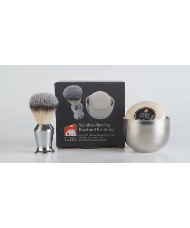 Shop G.B.S Men's Shaving Set - Safety Razor Brush Bowl & Sandalwood Aftershave - International Shipping Available - Buy Online on GoSupps.com