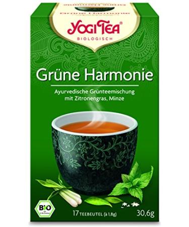 Yogi Tea Yogi Green Harmonie BIO Tea Bags x 6 Packs of 17 Tea Bags