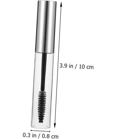 Healeved 10pcs Mascara Empty Tube Makeup Containers Makeup Lip Gloss Makeup Dispenser Tube Plastic Silver 1 g (Pack of 1) Silver - Buy Online on GoSupps.com