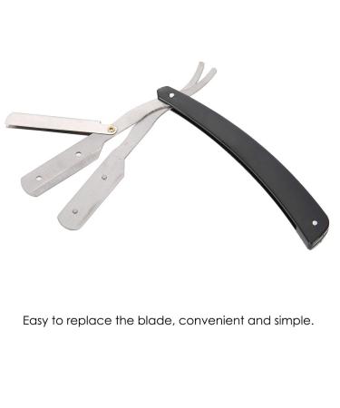 Premium Folding Razor Blade for Shaving & Hair Removal - Straight Edge Barber Razor - International Shipping Available - Buy Online on GoSupps.com