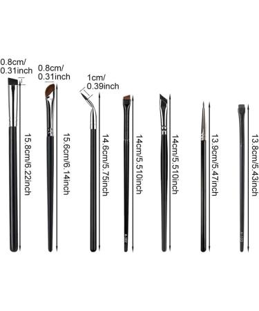  Hsthe Sea 7 Pcs Eyeliner Brush Set Fine Angle Eyeliner Brush Precision Gel Eyeliner Brush for Eyeliner Eyebrows Cosmetics Beginners - Buy Online on GoSupps.com