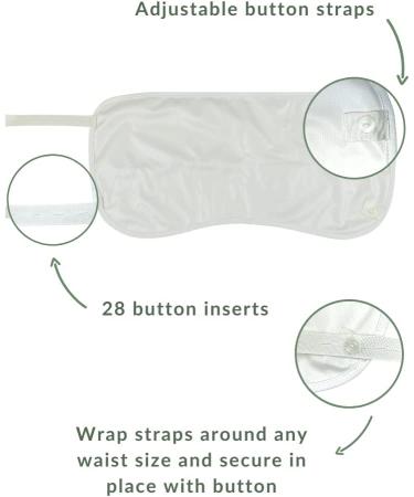 Lulus Naturals Castor Oil Pack Wrap for Liver Detox - Plush Organic Cotton Velour - Chemical-Free & Reusable - Buy Online on GoSupps.com