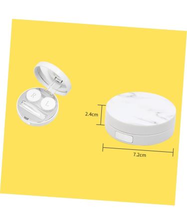 Buy Healvian 3-Piece Contact Lens Organizer - Portable Marbling Storage Box for Travel | International Shipping Available - Buy Online on GoSupps.com