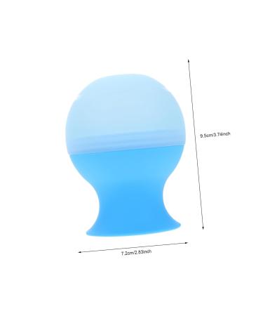 Ipetboom Ice Cube Tray & Facial Ice Globes - Silicone Ice Roller for Skin Care Beauty Tools Neck Massagers - 9.5x7.2cm Blue - Buy Online on GoSupps.com