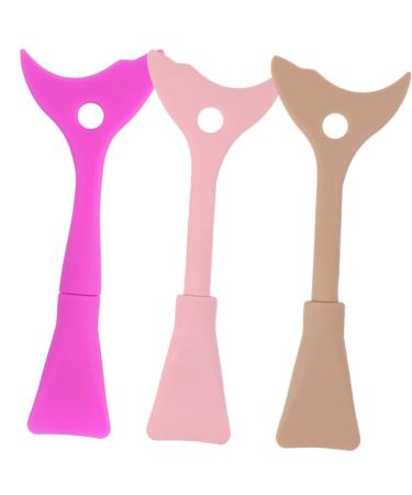 NOLITOY 3pcs Eyeliner Eyeshadow Baffle Miss Make up Eyelash Brush