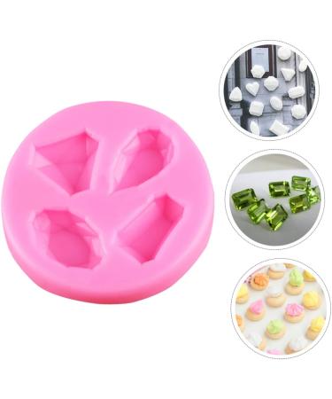 TEHAUX 9 pcs Supplies Silicone DIY Gems Making Casting Diamond Mold Baking Gadget Candy Chocolate Shape 7X7X1CMx3pcs Pinkx3pcs - Buy Online on GoSupps.com