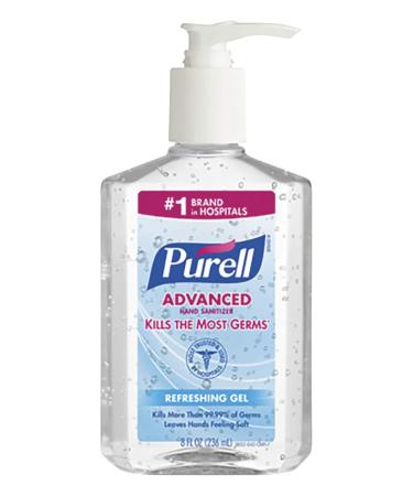 GOJO PURELL Instant Hand Sanitizer  8-oz. Pump Bottle