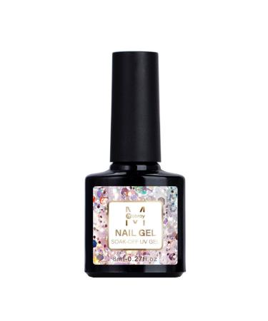 Xuan Shengjia 8 ml Blooming gel nail polish Clear Blossom Nail Gel For Inkjet Magic Watercolor Strip Marble Color Color Group Nail Art Manicure DIY Salon Design Draw Gel Lack