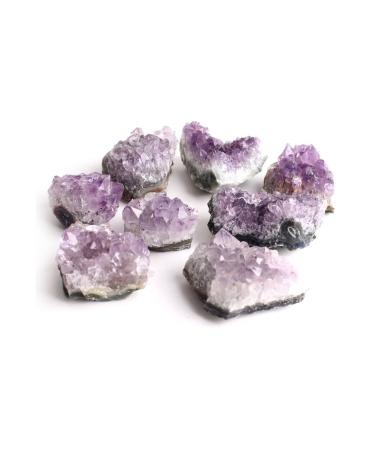 Natural Crystal Rough 50g/Bag Mini Natural Amethyst Cluster Pendant Purple Quartz Origin MineralStones (Color : 50g) (Color : 100g)