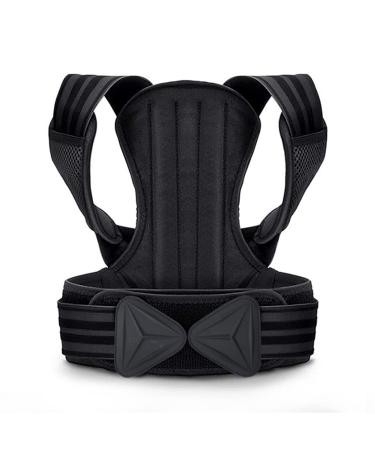 mdlian Anti-hunchback Corrector Adult Men And Women Sitting Posture Correction Belt Shoulder Straight Back Posture Correction Belt(X-Large) X-Large D