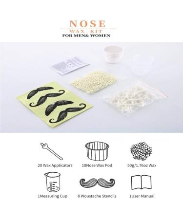Portable Nose Hair Trimmer & Wax Kit - Effortless Nose Hair Removal for Men & Women | Shop Internationally - Buy Online on GoSupps.com