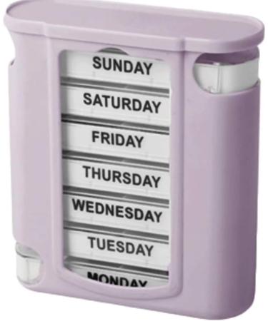 Weekly Pill Organizer | Simplify Your Medication Schedule | International Shipping Available - Buy Online on GoSupps.com