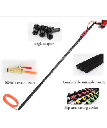 Window Cleaning Equipment Window Cleaning Brush Window Clean Washing Set Equipment Telesextension Pole Cleaning Kit Suitable For Window Cleaning Photovoltaic Panel Cleaning Trucks/18Ft/5.4M - Buy Online on GoSupps.com