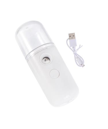 SOESFOUFU Handheld Facial Sprayer Facial Nano Mist Sprayer Moisturizing Shrink Pores Humidifier White