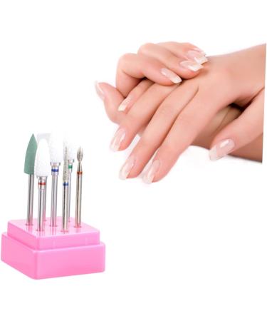 Healeved 3 Sets Manicure Drill Bits Power Tools Nail Grinding Head Nail Polishing Tool Orange Hair Bow Irish Accessories for Women Lavender Paddle Brush Nail File Bits Nail Drill Alloy - Buy Online on GoSupps.com