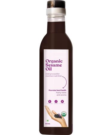 Red Carpet Organic Cold Pressed Sesame Oil (500ml) | Edible Gingelly Oil/Til Oil | Kolhu/Kacchi Ghani