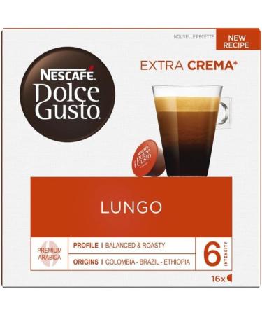  G n rique DOLCE GUSTO - Lungo Capsules 104G Dolce Gusto Compatible Coffee Rich and Intense Flavor - Pack of 3 - Buy Online on GoSupps.com