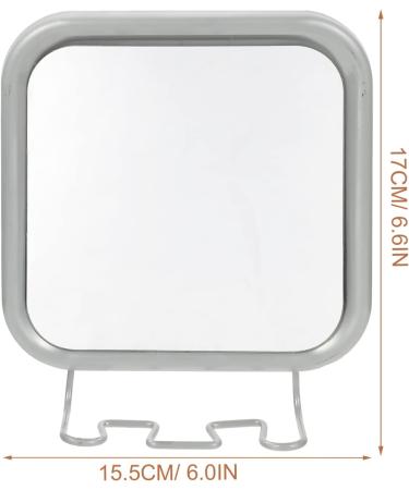 Zerodeko Shower Mirror - Fogless Travel Shaving Mirror with Suction Hook Holder - Buy Online on GoSupps.com