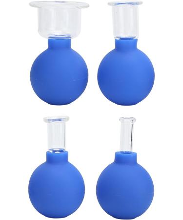 4-Part Multifunctional Cupping Set | Detoxify Enhance Blood Circulation & Rejuvenate Skin | Durable Rubber & Glass Cups - Buy Online on GoSupps.com