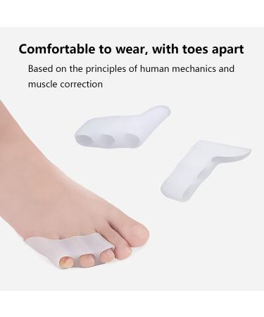 2 Pieces Gel Toe Spreaders Alleviate Pain & Protect Small Toes Perfect for Overlapping Toes - Buy Online on GoSupps.com