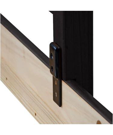 Wooden Safety Bed Side Guard Rail for Toddler  Kids and Childrens Beds (Espresso) - Buy Online on GoSupps.com