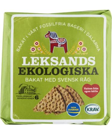 Leksands Crispbread EKO Trekant 180g Crispbread (Pack of 2)