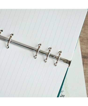 A5 Cute Cloth Dotted 6 Holes Spiral Ring Binder Notebook School Office Stationery Blank Line Grid Dots Planner (Color : A Size : Line-Inner Page) (A Daily plan) - Buy Online on GoSupps.com
