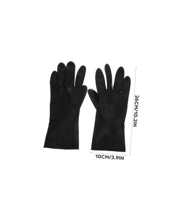 Didiseaon 3 Pairs Hair Shampoo Gloves Hair Salon Gloves Hair Dye Glove Barber Gloves - Buy Online on GoSupps.com