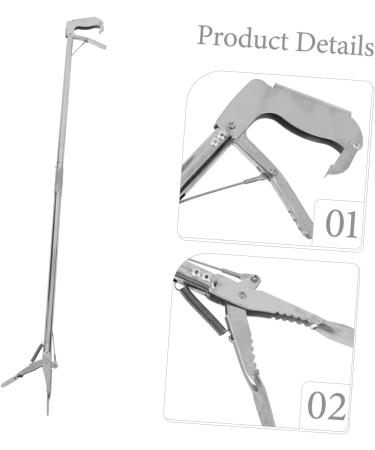 Beaupretty Bedridden Patient Retrieval Device | Reusable Long Handle Grabber for Home Care & Cleaning | Stainless Steel Picker Tool for Disabled | Ideal for Elderly Assistance - Buy Online on GoSupps.com
